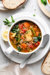 HEARTY VEGETABLE LENTIL SOUP