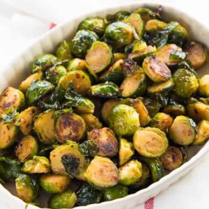 MAPLE ROASTED BRUSSELS SPROUTS