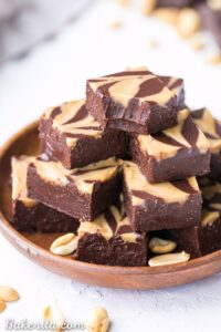 CHOCOLATE PEANUT BUTTER FUDGE