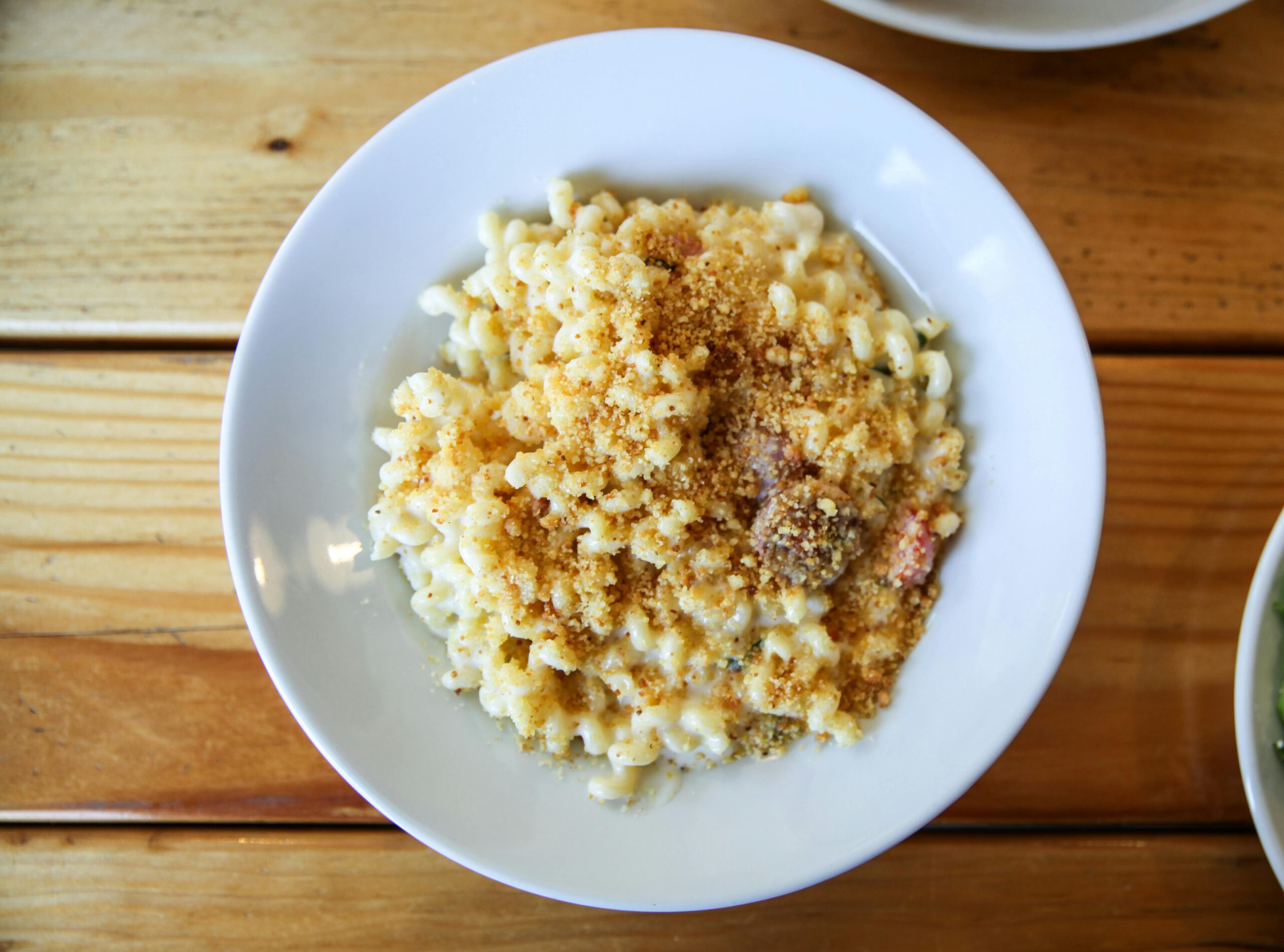 White truffle vegan mac and cheese.