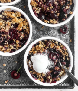 CHERRY ALMOND CRUMBLE