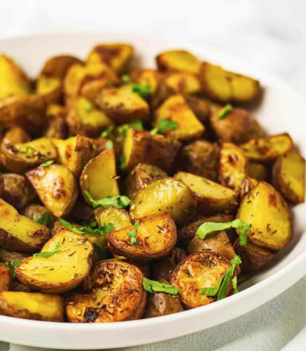 GARLIC AND HERB ROASTED POTATOES