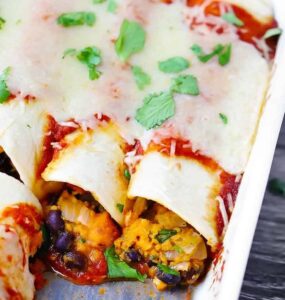 SWEET POTATO ENCHILADAS